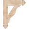 Ekena Millwork Funston Arts & Crafts Smooth Bracket, Douglas Fir, 3 1/2"W x 16"D x 20"H BKT04X16X20FST03SDF - alternate 2